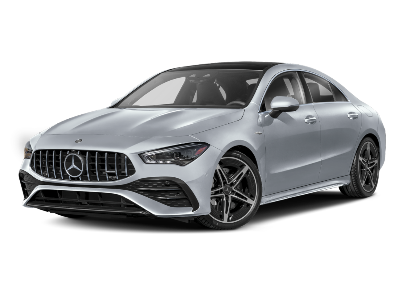 New 2026 Cirrus Silver Metallic Mercedes-Benz AMG® CLA 35 4MATIC Coupe image 1