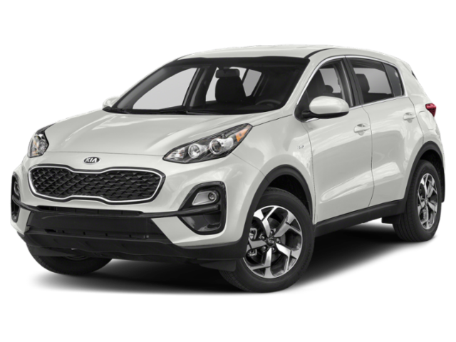 Used 2021 White Kia LX image 1