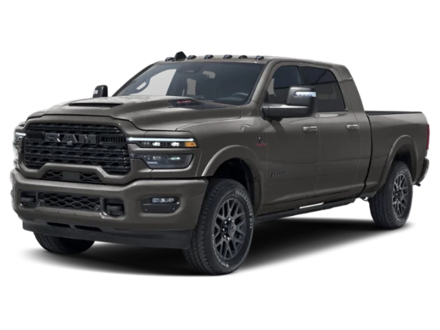 New 2026 Granite Crystal Metallic Clear Coat RAM Limited Longhorn Mega Cab 4x4 8