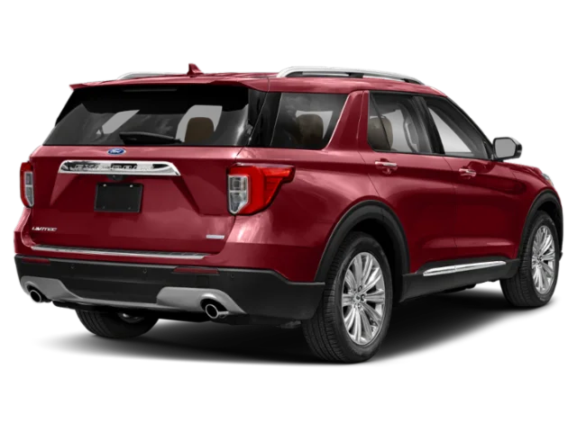 Used 2021 Rapid Red Metallic Tinted Clearcoat Ford Limited image 2