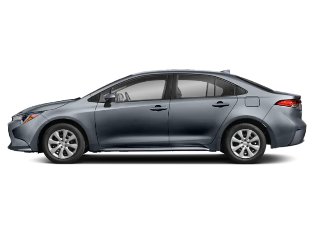 Used 2021 Classic Silver Metallic Toyota LE image 3