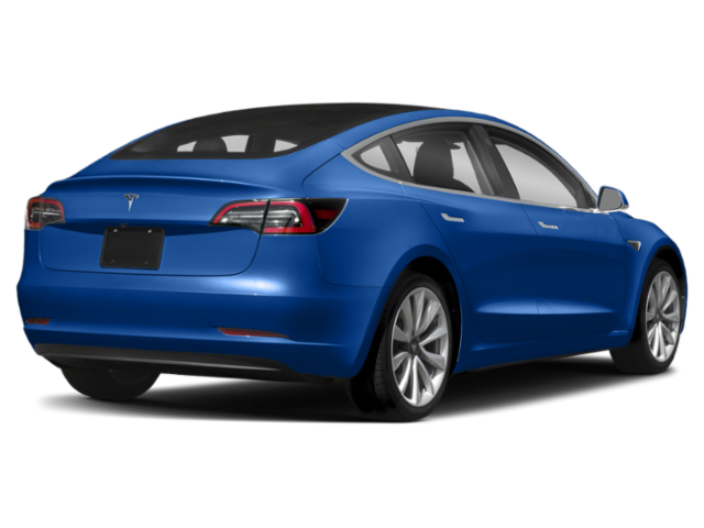 Used 2020 Blue Tesla Standard Range Plus image 2