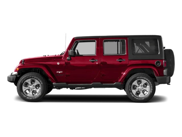Used 2017 Red Jeep Unlimited Sahara image 3