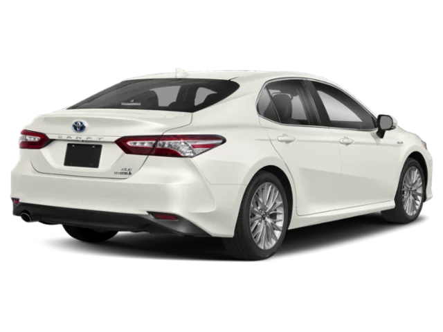 Used 2018 Super White Toyota Hybrid SE image 2