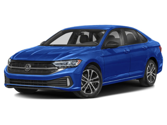 Used 2022 Blue Metallic Volkswagen 1.5T Sport image 1