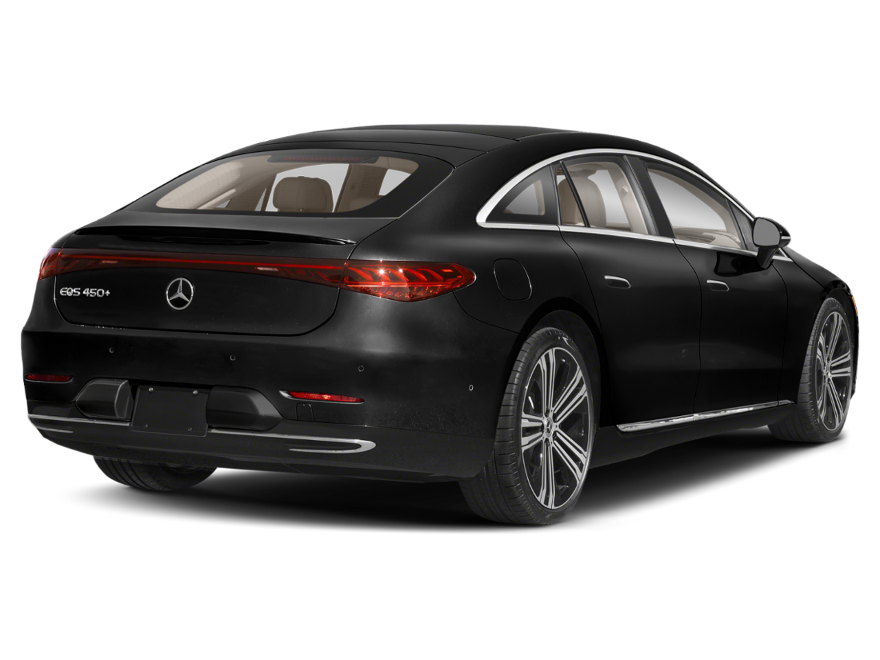 Certified Used 2022 Onyx Black Metallic Mercedes-Benz EQS 450+ image 2