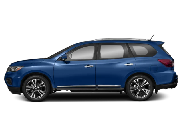 Used 2018 Caspian Blue Nissan Platinum image 3
