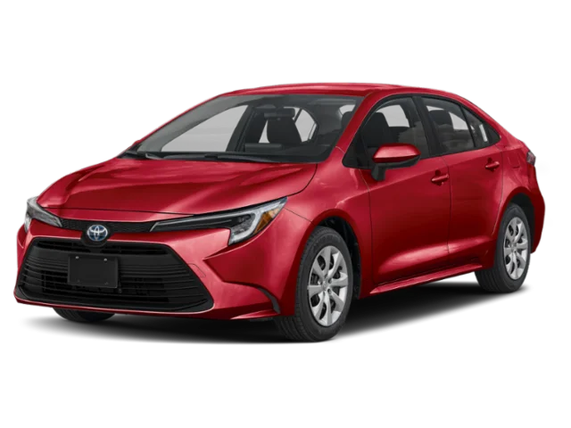 New 2026 Ruby Flare Pearl Toyota Hybrid LE image 1