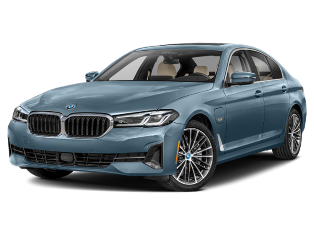 Used 2023 Blue BMW 530e iPerformance image 1
