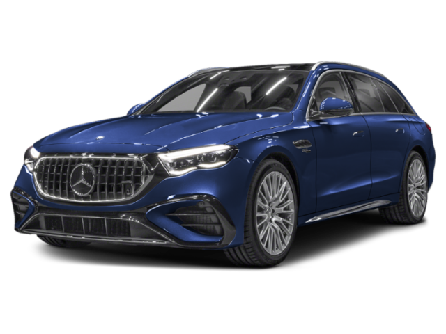 New 2027 Nautical Blue Metallic Mercedes-Benz AMG® E 53 Hybrid Wagon image 1