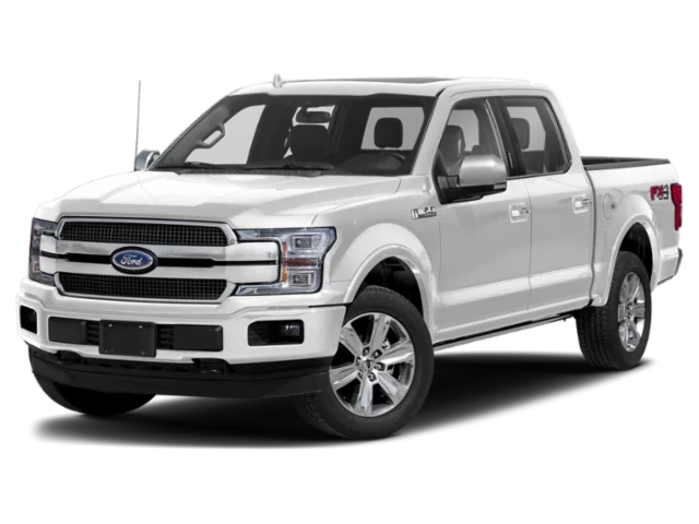 Used 2020 White Metallic Ford Platinum image 1