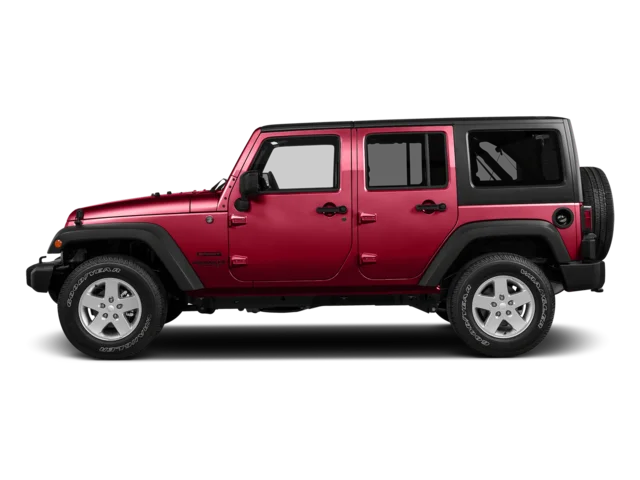 Used 2017 Red Jeep Unlimited Sport image 3