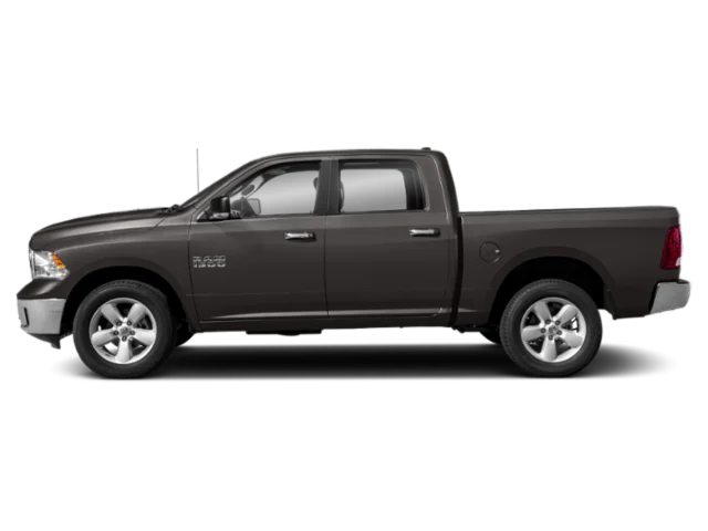 Used 2021 Bright White Clearcoat Ram SLT image 3