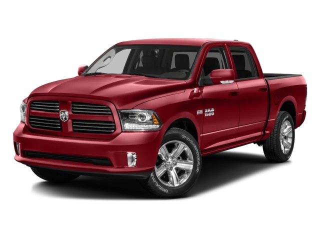 Used 2016 Flame Red Clearcoat Ram Big Horn image 1