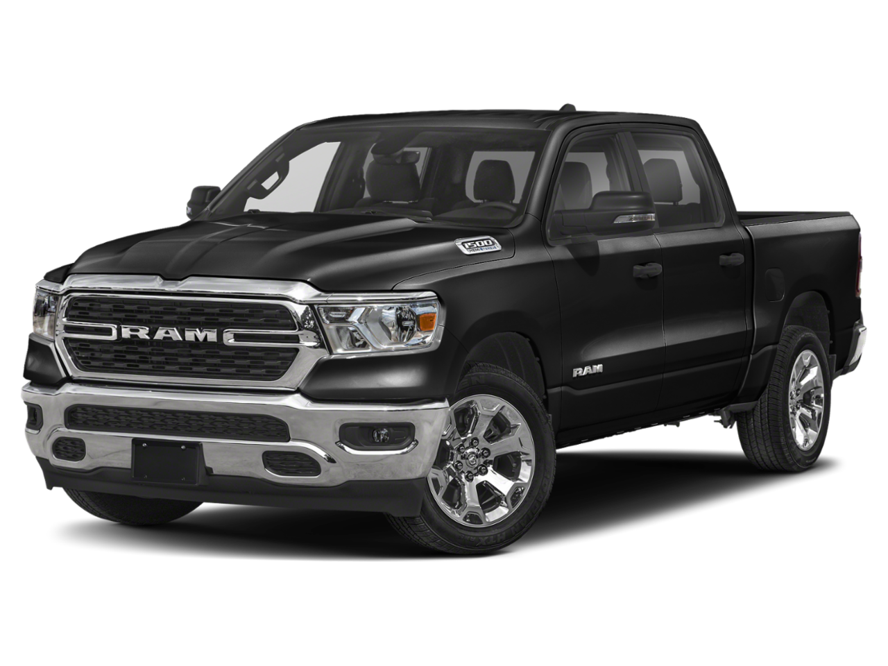 Used 2023 Diamond Black Crystal Pearlcoat Ram Y image 1