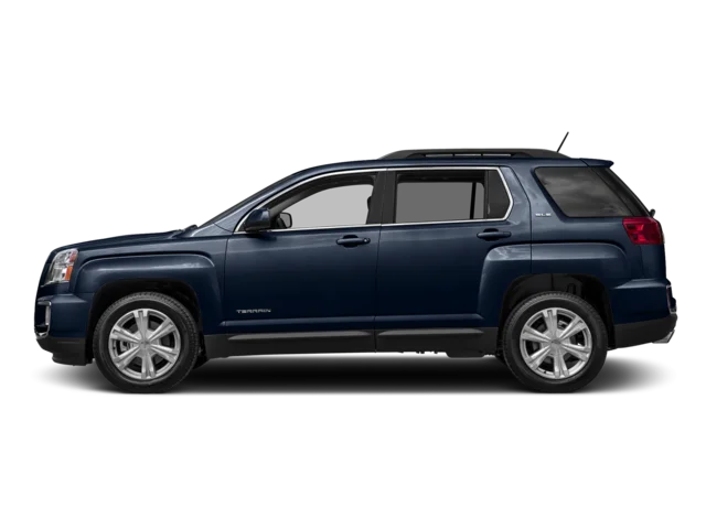Used 2017 DARK SAPPHIRE BLUE METALLIC GMC SLE image 3