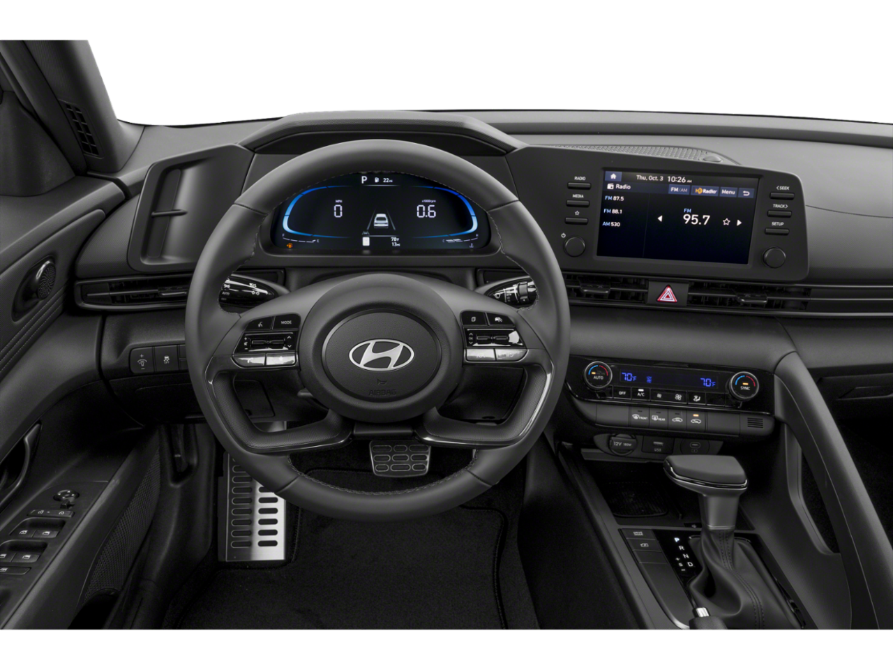 New 2026 Serenity White Hyundai SEL Sport image 4