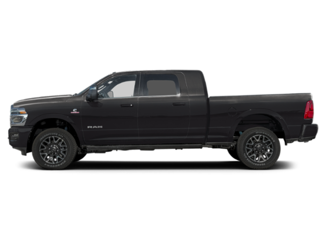 New 2026 Diamond Black Crystal Pearl-Coat Exterior Paint RAM Limited Mega Cab 4x4 6