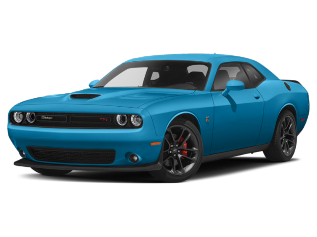 Indigo Blue 2019 Dodge Challenger R/T Scat Pack RWD Coupe Rear-Wheel Drive 8-Speed Automatic