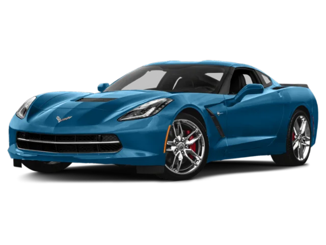 Used 2015 Blue Chevrolet Stingray Z51 image 1
