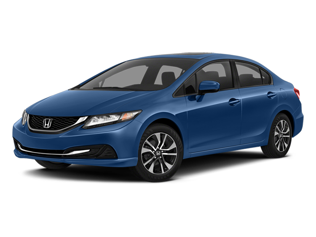 Used 2014 Blue Honda EX image 1