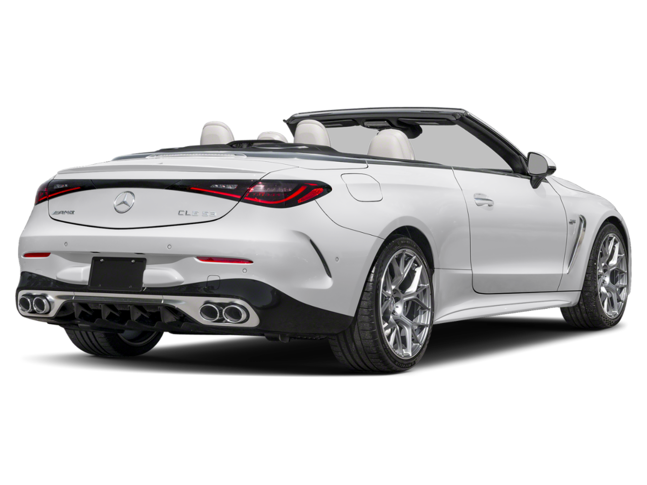 New 2027 MANUFAKTUR Moonlight White Metallic Mercedes-Benz AMG® CLE 53 4MATIC+ Cabriolet image 2
