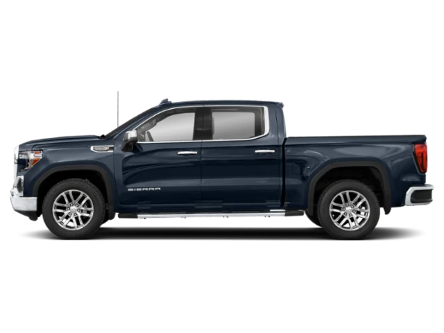 Used 2021 PACIFIC BLUE METALLIC GMC SLT image 3
