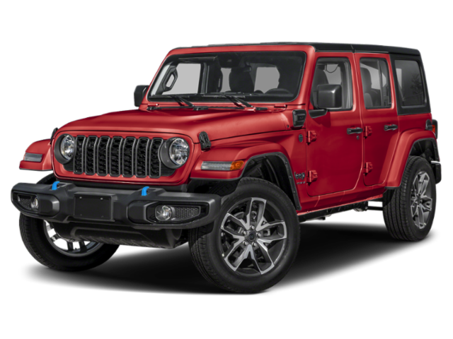 Used 2024 Red Jeep Rubicon 4xe image 1