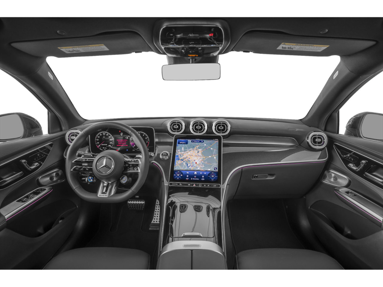New 2026 MANUFAKTUR Cirrus Silver Magno Mercedes-Benz AMG® GLC 43 4MATIC Coupe image 5