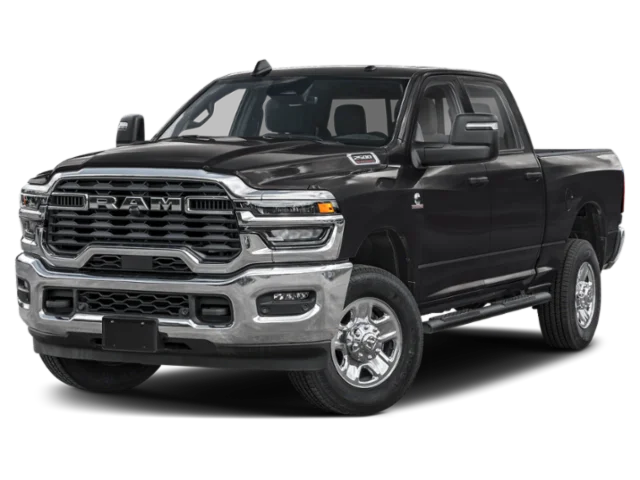 Used 2025 Diamond Black Crystal Pearlcoat Ram Tradesman 4x4 Crew Cab 6