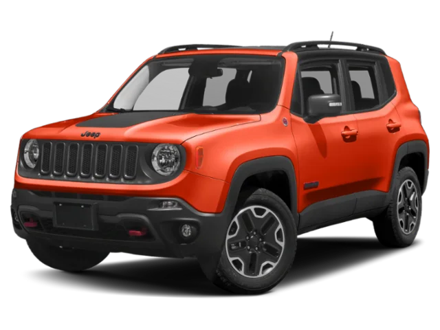 Used 2018 Orange Jeep Trailhawk image 1