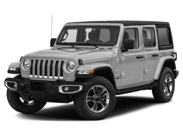 Used 2021 Gray Jeep Unlimited Sahara image 1