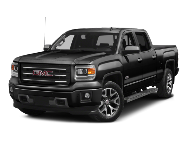 Black 2015 GMC Sierra 1500 Denali Crew Cab 4WD Pickup Truck Four-Wheel Drive