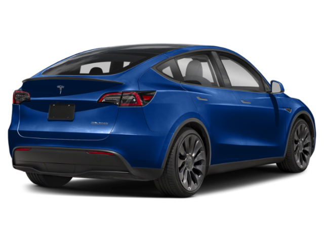 Used 2022 Blue Tesla Performance image 2