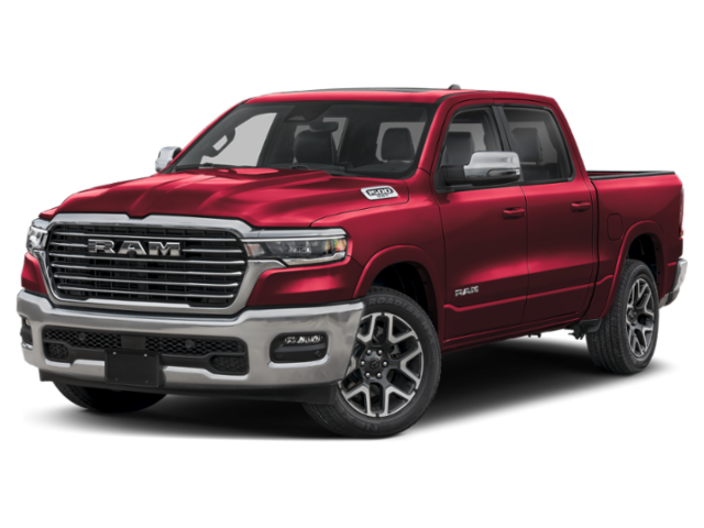 New 2026 Molten Red Pearl-Coat Exterior Paint RAM Laramie image 1