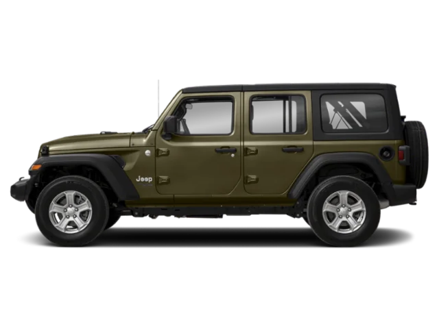 Used 2021 Green Jeep Unlimited Willys image 3