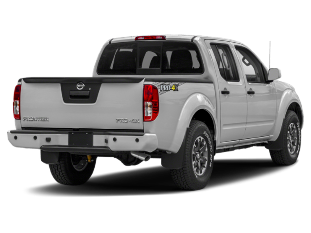 Glacier White 2019 Nissan Frontier Pickup Truck Four-Wheel Drive 5-Speed Automatic Overdrive