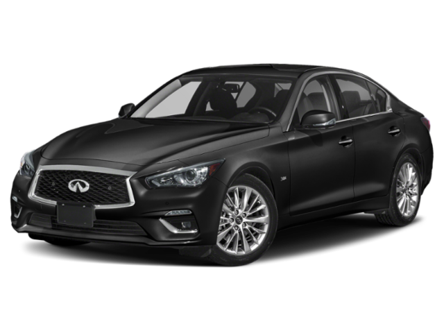 Used 2021 Black Obsidian INFINITI 3.0t LUXE image 1