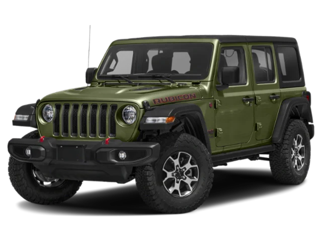 Used 2021 Sarge Green Clearcoat Jeep Unlimited Rubicon image 1