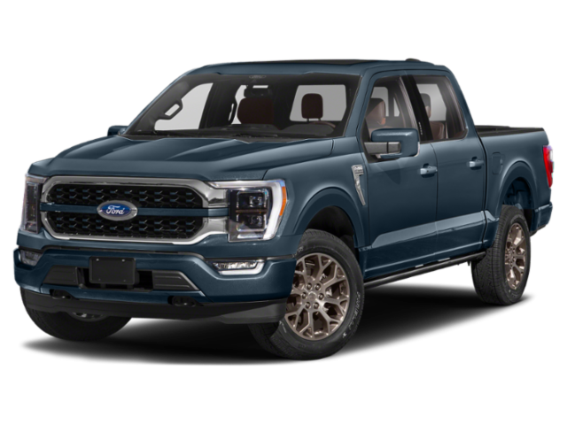 Used 2022 Antimatter Blue/Stone Gray Ford King Ranch image 1