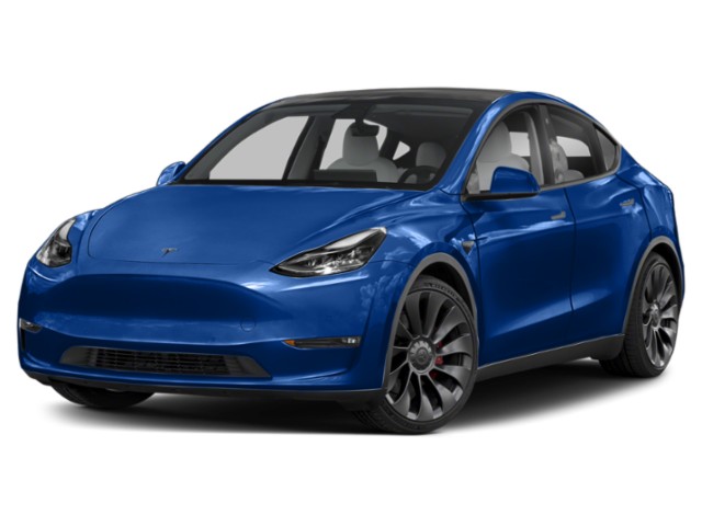 Used 2022 Blue Tesla Performance image 1