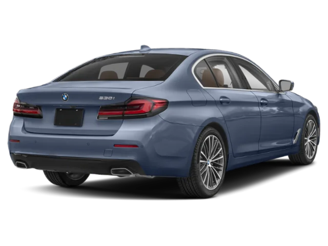 Certified Used 2023 Blue Metallic BMW 530i xDrive image 2