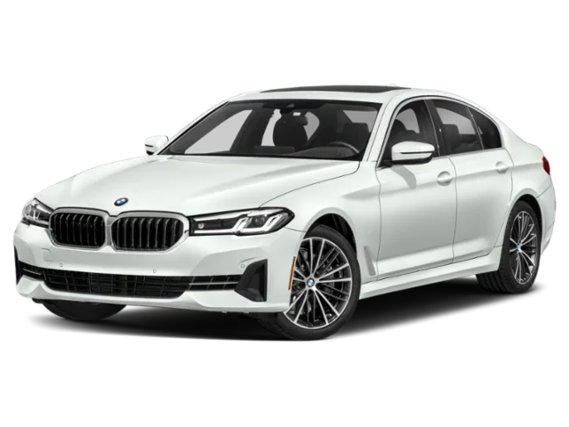 Used 2021 Alpine White BMW 540i xDrive image 1