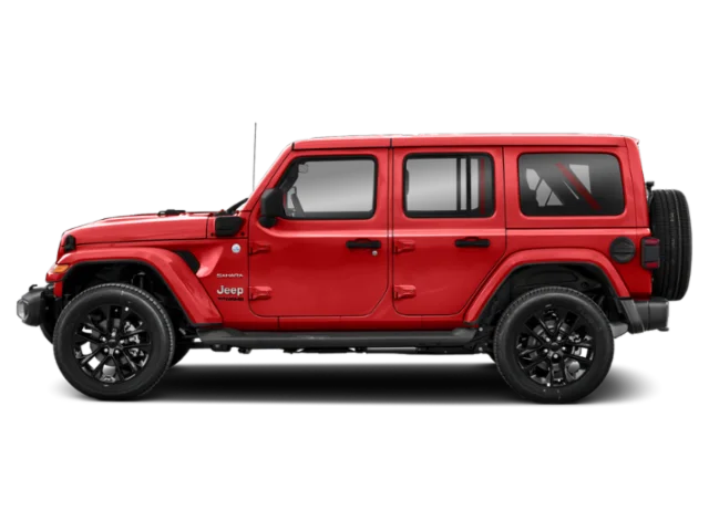 Used 2022 Firecracker Red Clearcoat Jeep Unlimited Sahara 4xe image 3