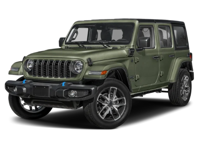 Used 2024 Sarge Green Clear Coat Jeep Sahara 4xe image 4