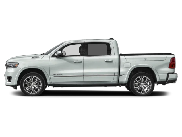 New 2027 Ivory White Tri-Coat Pearl-Coat Exterior Paint RAM Tungsten image 12