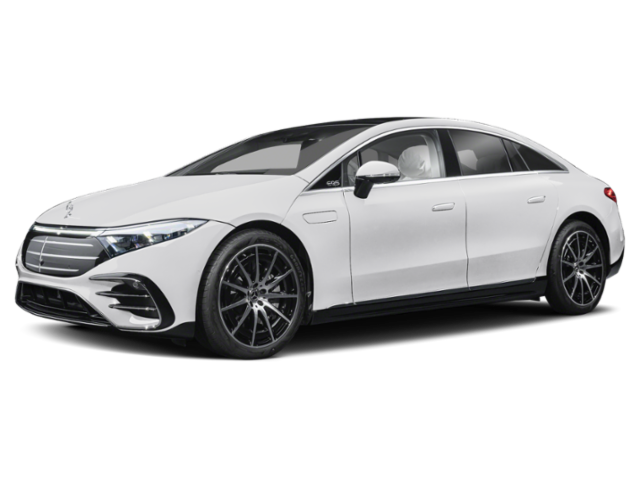 New 2026 MANUFAKTUR Moonlight White Metallic Mercedes-Benz EQS 580 4MATIC® Sedan image 1