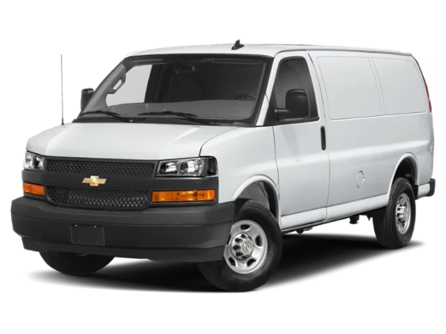 New 2026 White Chevrolet Work Van image 1