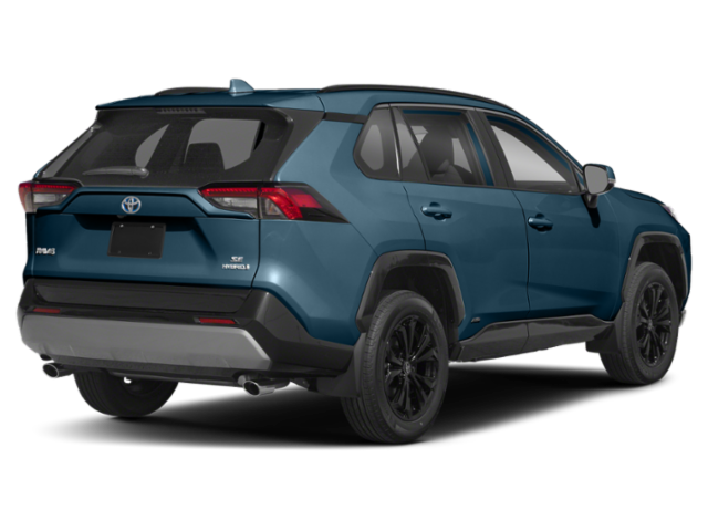 Used 2022 Cavalry Blue Toyota Hybrid SE image 3