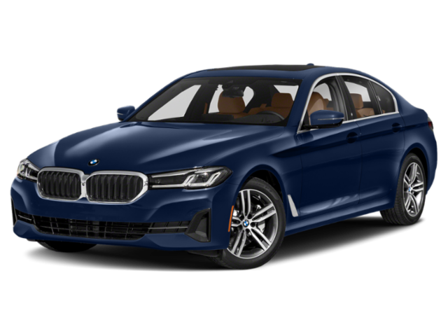 Used 2021 Blue BMW 530i xDrive image 1